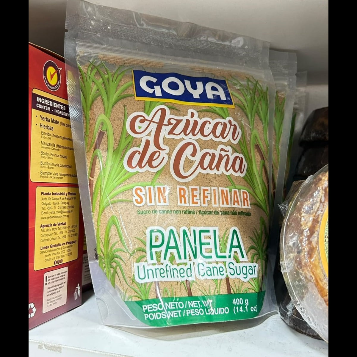 Azúcar de Caña Sin Refinar Panela Goya (400g)