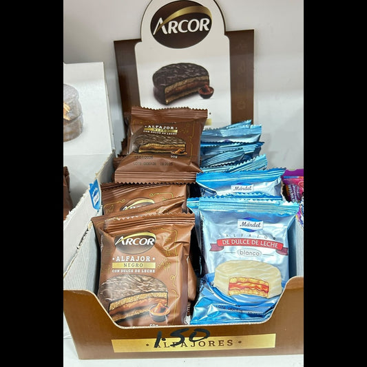 Alfajor Negro Arcor Relleno de Dulce de Leche