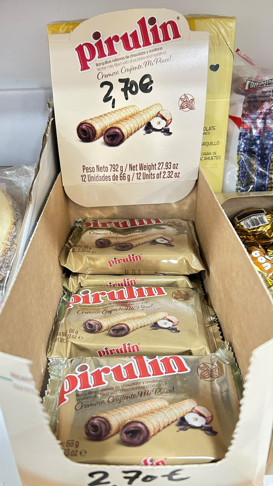 Barquillos  Chocolate